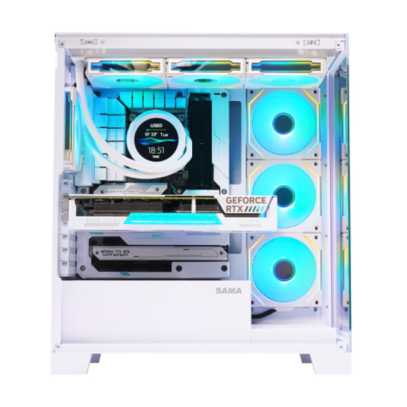 Zonic Legacy Gaming PC - Liquid Cooled Intel i9-14900K, GeForce RTX 4080 SUPER DLSS - AI-Powered Performance 16GB , 64GB DDR5, 2TB SSD, Windows 11