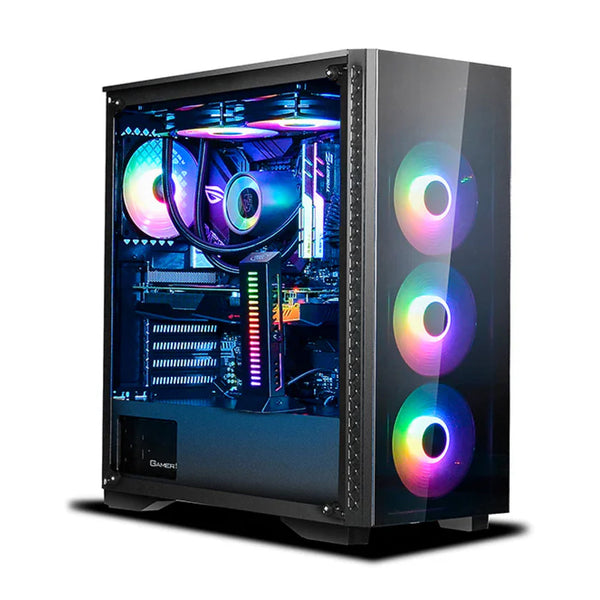 Zonic Legacy Gaming PC - Liquid Cooled AMD Ryzen 7 7700X, 32GB DDR5 Memory, 2TB NVME M.2SSD Built in Wi-Fi, Windows 11