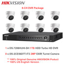 Hikvision T7108Q2TA Turbo HD 8-Channel 1080p DVR with 2TB HDD and 6 1080p Outdoor Turret Cameras Kit
