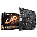 GIGABYTE B560M DS3H V2 Ultra Durable Motherboard with Direct 6+2 Phases Digital VRM, Full PCIe 4.0* Design, PCIe 4.0 M.2, GIGABYTE 8118 Gaming LAN, 8-ch HD Audio with Audio Caps, USB TYPE-C® , RGB FUSION 2.0, Q-Flash Plus