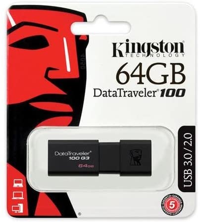 Kingston DT100G3/64GBCR 64GB DT Micro DUO USB 3.0 Plus (Android/OTG)