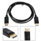 4K DisplayPort Male to DisplayPort Male Cable 6FT BLACK- 4K*2K