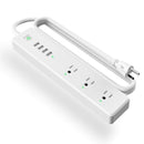 Smart Power Strip with Wi-Fi Surge Protector by Meross. Supports Alexa, Google Home, IFTTT, and Remote Control -MSS425E