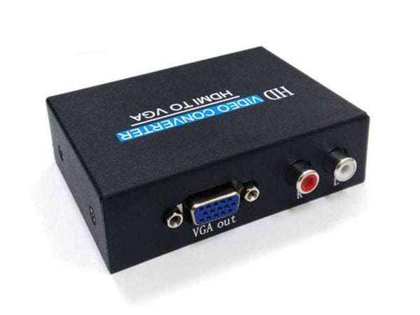 VGA to HDMI Converter with Audio, VGA R/L input to one HDMI Converter