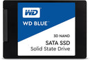 WD Blue 3D NAND 1TB Internal PC SSD - SATA III 6 Gb/s, 2.5"/7mm, Up to 560 MB/s - WDS100T2B0A
