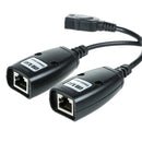 USB RJ45 Extension Adapter up to 150ft, with Receiver & Sender